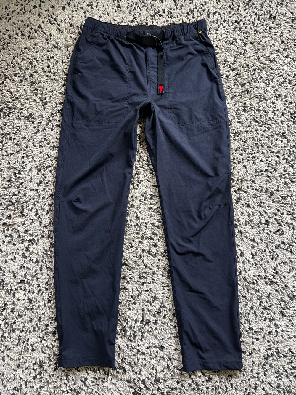 Florence Marine X Pants Navy Blue Stretch Belted Waist Men’s Size Medium